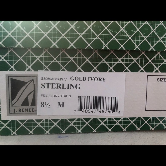 J Renee Gold/Ivory slingback - Picture 4 of 4